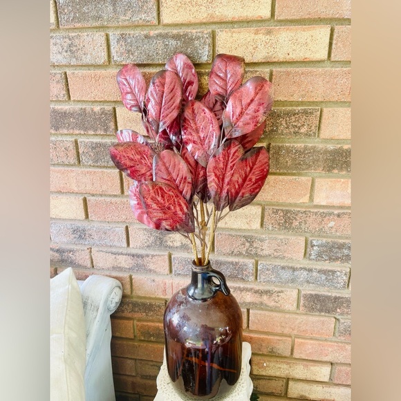 *Burgundy Rubber Plant Pick, 28” - Picture 9 of 10